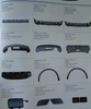 Audi's full range of plastic exterior parts, headlights, taillights, kettle, grille, radiator frame, bumper, fuel tank cover, decorative strips, brackets, etc