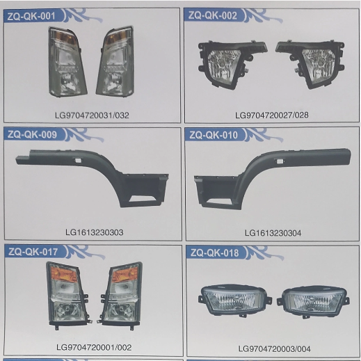 Auto Body Accessories Supply Original Truck Parts Light Truck Cab Parts for HOWO Truck
