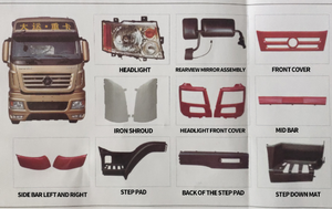 Auto Body Accessories Dayun Heavy Truck Inner Appearance Accessories for Dayun Cab Series