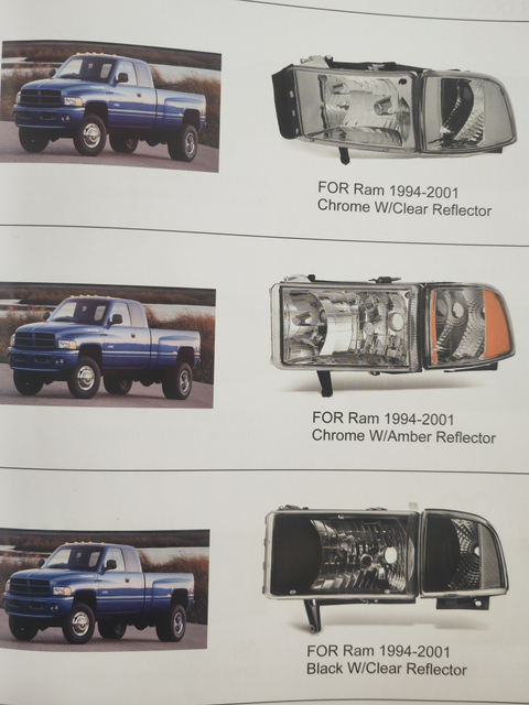 Front headlights for DODGE series SUV
